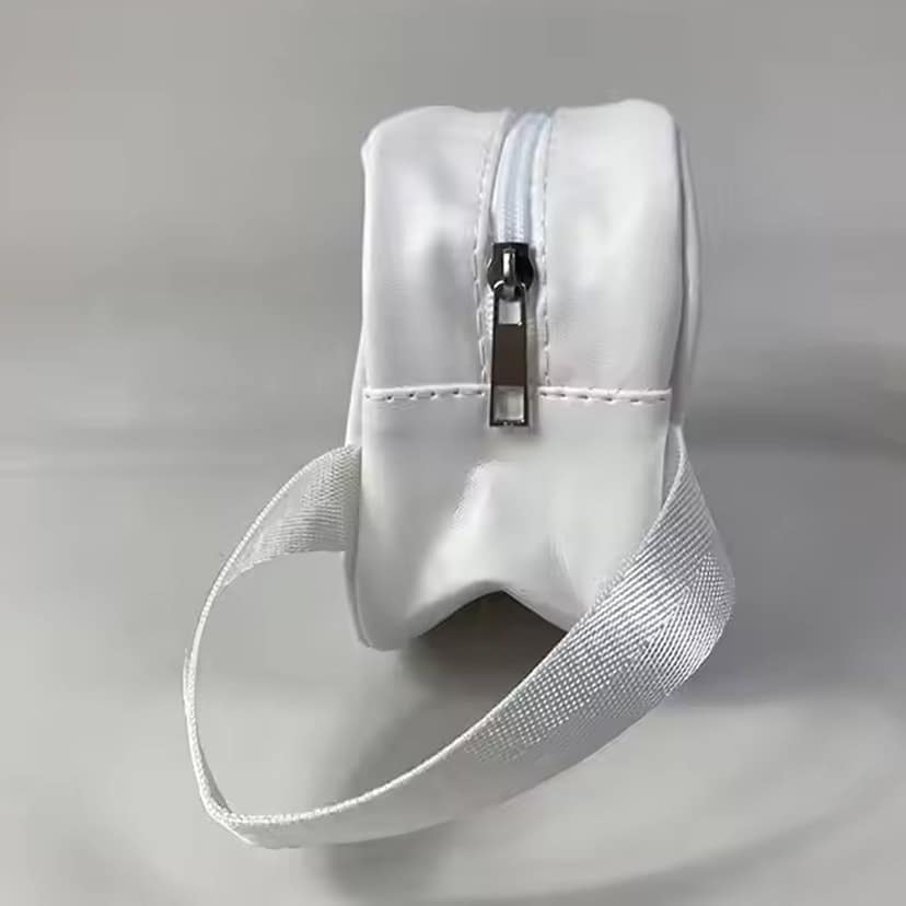 Small Zippered Cosmetic Pouch, Toiletry Bag for Cosmetics (1 Pc) view 3