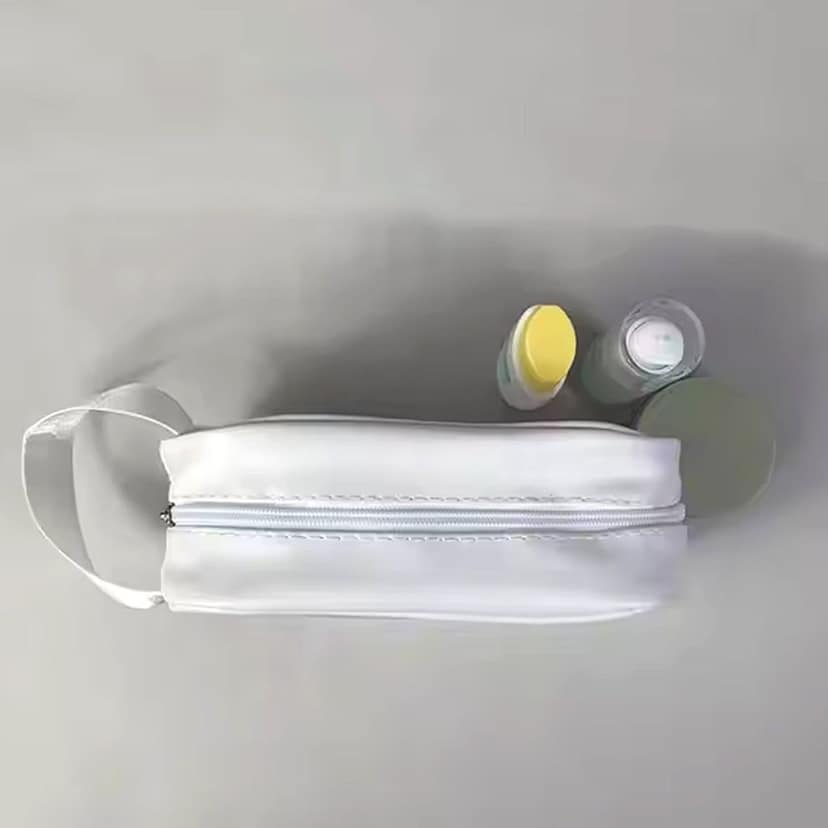Small Zippered Cosmetic Pouch, Toiletry Bag for Cosmetics (1 Pc) view 6