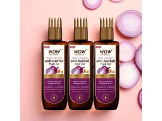 WOW Skin Science Onion Hair Oil with Comb - 200ml (Pack of 3)