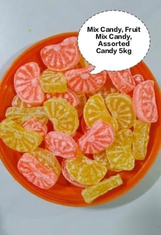 Mix Candy, Fruit Mix Candy, Assorted Candy, Fruit Flavoured Candy, Jelly Fruit Candy 5kg