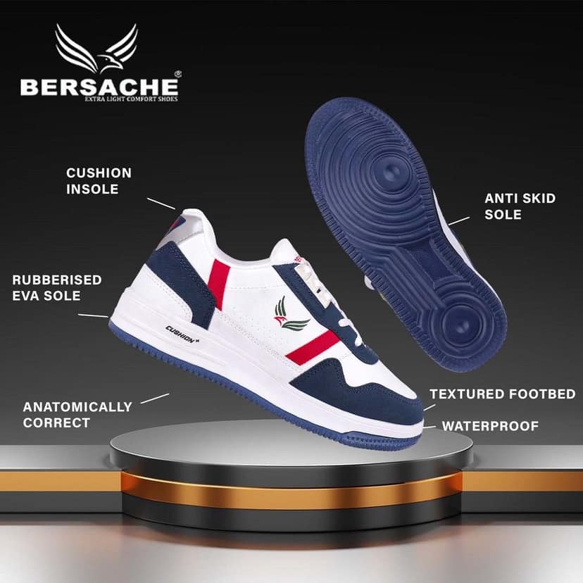 Bersache Sneaker, Loafers ,Casual With Extra Comfort Sneakers For Men's view 4
