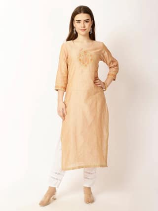 Ethnic Motifs Embroidered Work Kurta