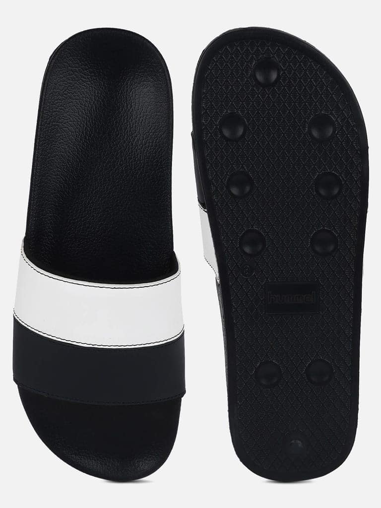 hummel CAMP MEN COLOUR BLOCK SLIDERS Comfortable Cushioned Sole Arch Support Durable Lightweight Flexible Trendy Style Flip flops and Slippers Slides for Men Daily use Chappal view 8
