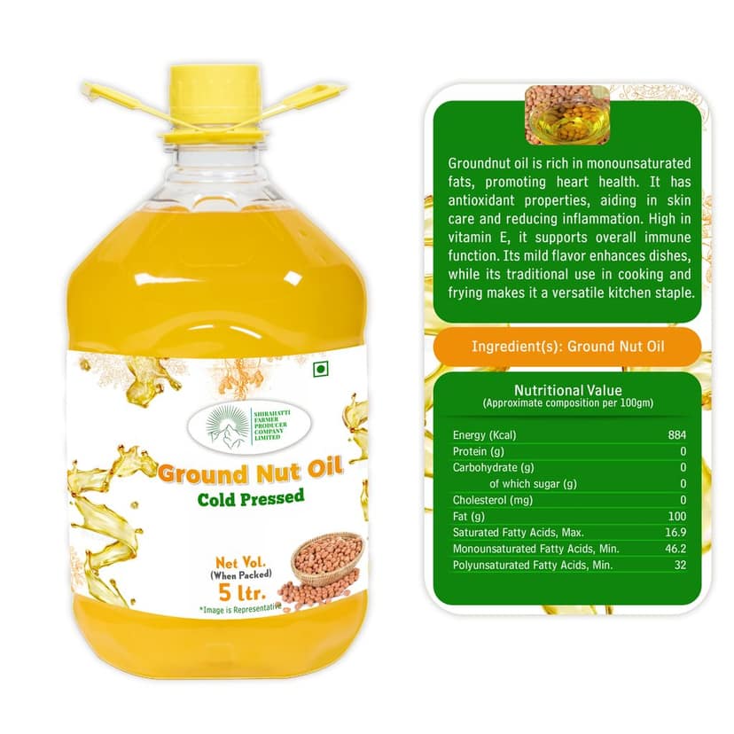 SFPC Ground Nut Oil 5- Ltrs view 3