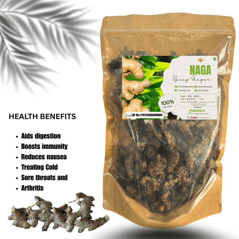 Naga Spicy Ginger-Fresh and Organic (pack of 5) view 5