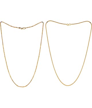 JIPPA Gold Plated Chain ( Set of 1 )