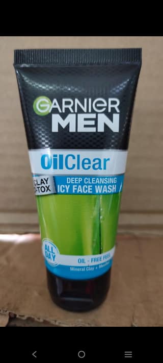 Garnier men oil clear icy face wash