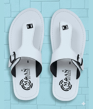MAAN Grey Men's Thong Flip Flop