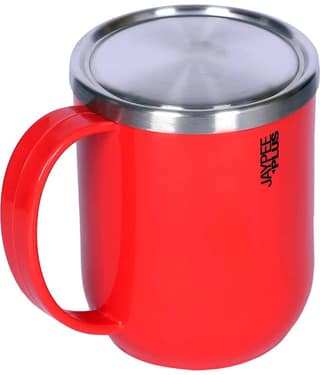 Jaypee Plus CUPSHUP MUGS Solid Stainless Steel Coffee Mug 400 mL ( Pack of 1 )