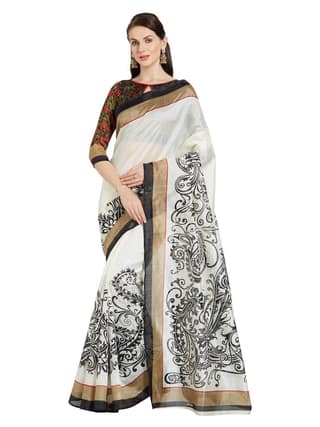 Florence Art Silk with Blouse Piece Saree