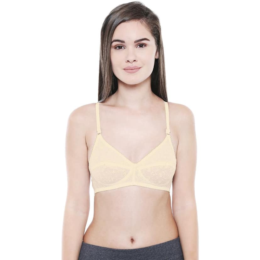 Bodycare Women Cotton Full Coverage Non Padded Regular Bra Pack - 2 E5509BS view 3