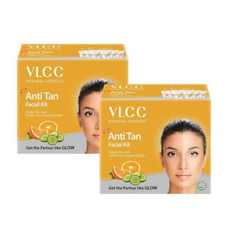 VLCC Anti Tan Single Facial Kit(60 gm each) Pack of 2
