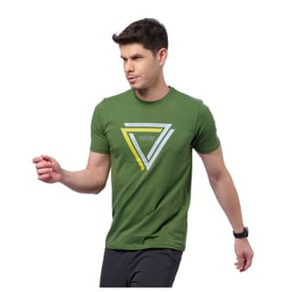 DOMIN8 Men's 95% Organic Chest Printed T-Shirt for Running/Training/ Gym workout/sports