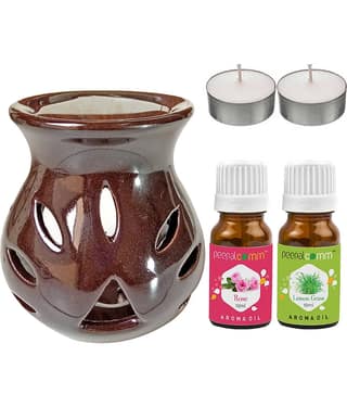 Peepalcomm Ceramic Aroma Oils & Diffusers Set - Pack of 5