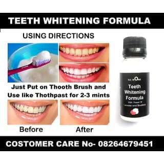 Instant Teeth Whitening Powder To White Your Teeth And Loking Beautifull Smile view 2