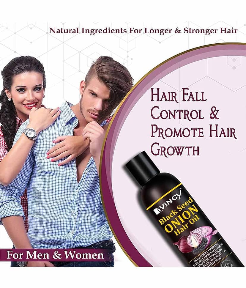 LIVINCY Hair Growth Onion Oil 200 ml ( Pack of 2 ) view 2