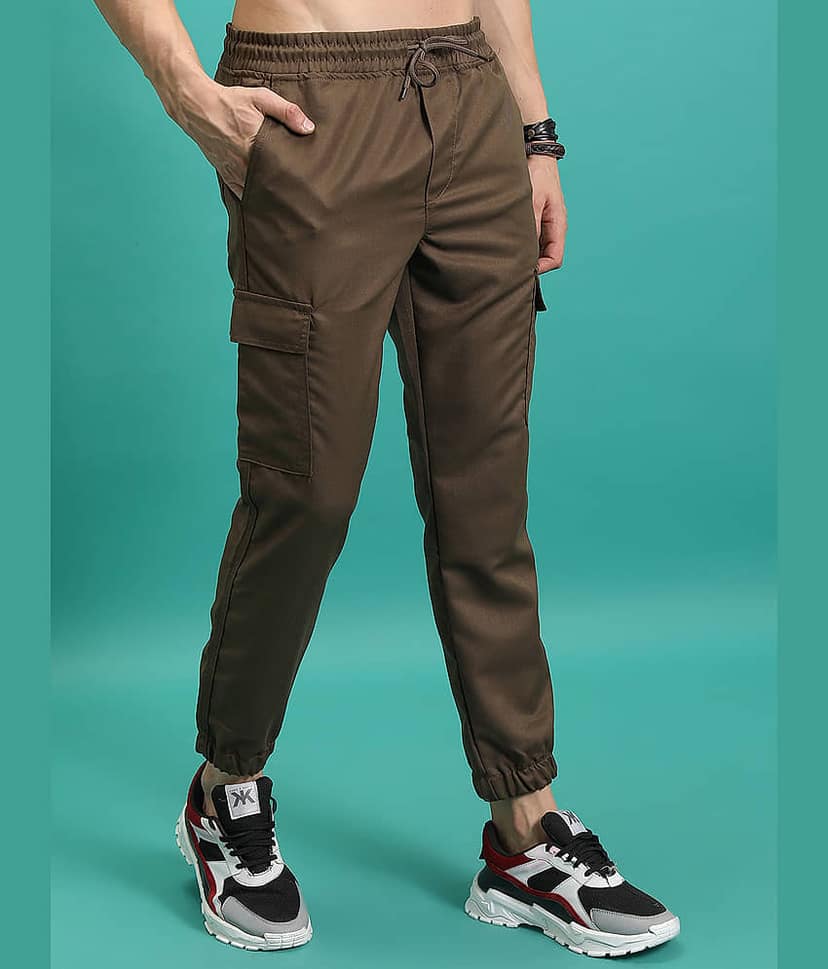Highlander Regular Men's Joggers - Brown ( Pack of 1 ) view 6