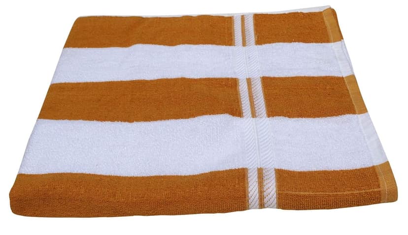 Mandhania Large Beach & Pool Towel - 35"x70", Hotel Quality-Luxuriously Soft, Absorbent & Plush Towel Pack of 1 Light Brown view 3