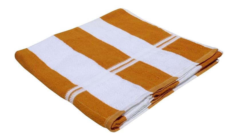 Mandhania Large Beach & Pool Towel - 35"x70", Hotel Quality-Luxuriously Soft, Absorbent & Plush Towel Pack of 1 Light Brown view 4