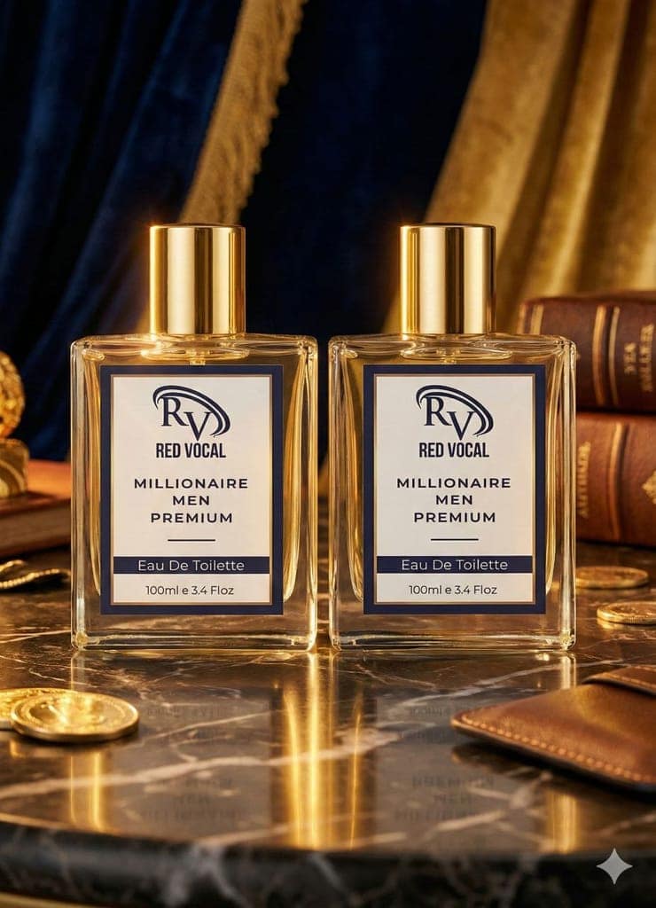 Red Vocal Millionaire Men Premium Perfume Eau De Toilette – 100ml Each | Bold, Luxurious & Long-Lasting Fragrance | Pack of 2 view 4