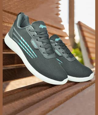 Impakto Gray Men's Sports Running Shoes