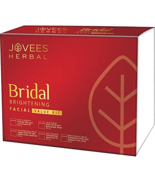 Jovees Herbal Bridal Facial Kit For Brighter & Radiant Glow For Dark Spots, 265gm, (Pack of 1)