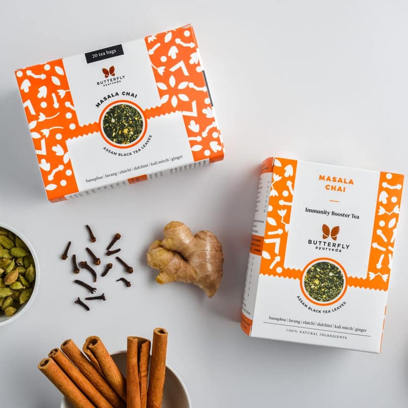 Masala Chai – Assam Black Tea Leaves With Herbs view 3