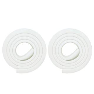 Safe-O-Kid (Set of 2), Soft Cushioned 6.4 Ft / 2 Mtr Medium Edge Guards with Strong 3M Adhesive, Safety for Sharp Edges for Babies- White