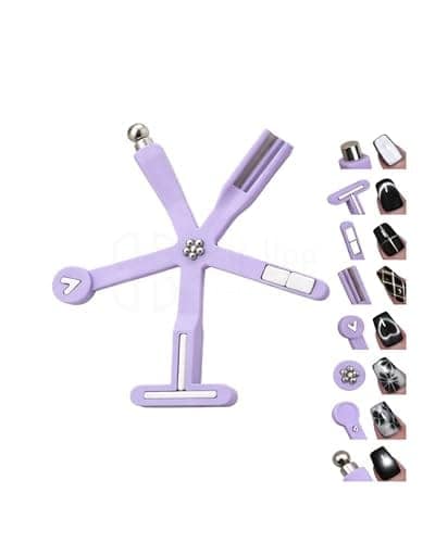 BOLT BEE 8-in-1 Cat Eye Magnet Tool for Nail Art | Multi-Function Cat Eye Gel Magnetic Stick with Strong 3D Effects | Upgraded Nail Art Magnet with Silicone Protective Case for Salon & Home Use view 2