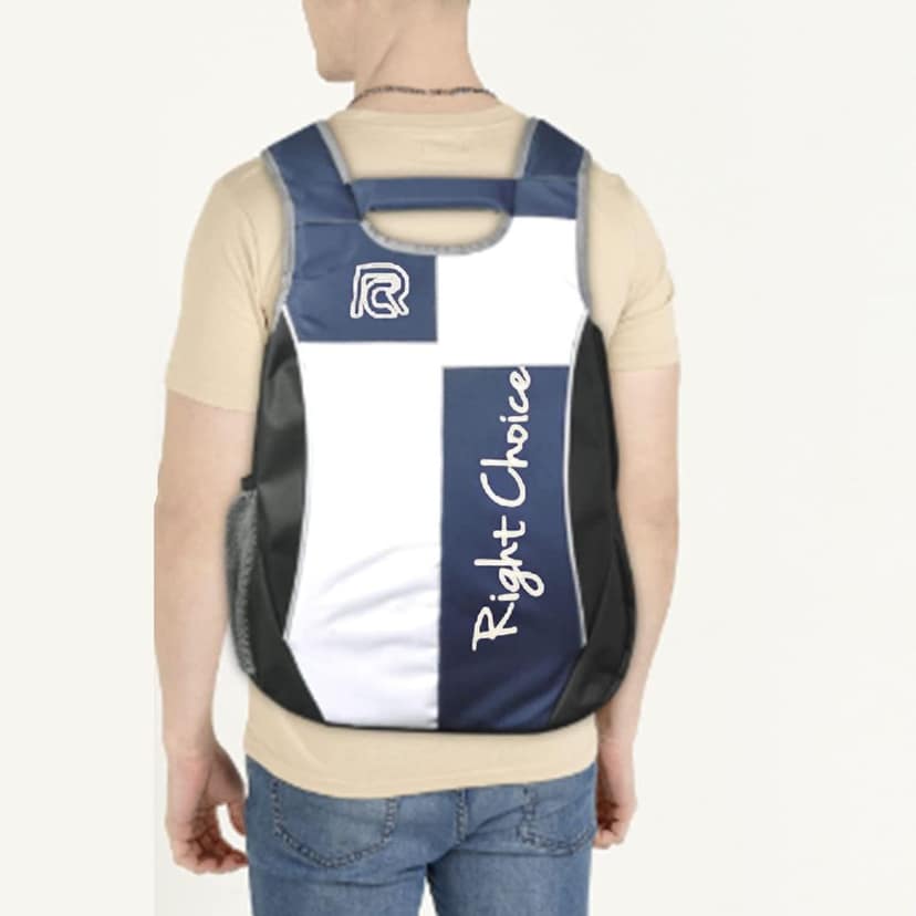 RIGHT CHOICE quality stylish casual backpack daily use unisex typography college bags (Boys and Girls) view 3