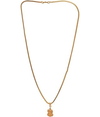 Jewarhaat - Golden Pendant ( Pack of 1 )