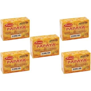 Renew Papaya Cubes Soap - 135g (Pack Of 5)