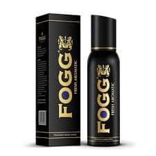 Fogg Black Series Fresh Aromatic, Perfume Body Spray For Men, Long Lasting & No Gas Deodorant, 120Ml