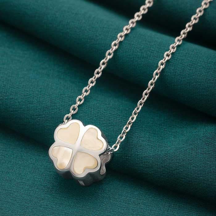 Silver Posh Pearl Pendant with Chain view 3
