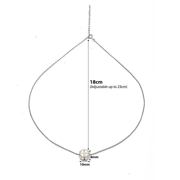 Silver Posh Pearl Pendant with Chain view 4