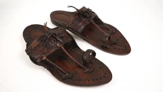 Handcrafted Amdar Kapshi Kolhapuri Chappal | Traditional Maharashtrian Leather Sandals