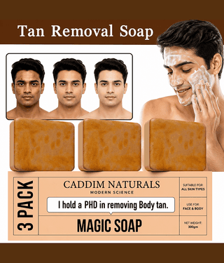 Caddim Naturals Skin Whitening GHARSOAPS Bathing Bar for All Skin Type ( Pack of 3 )