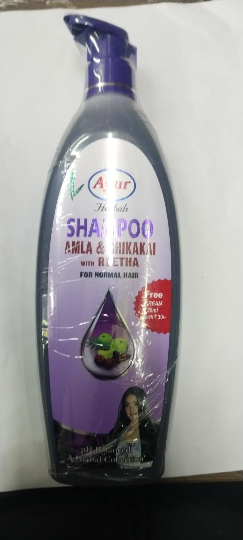 Ayur Herbal shampoo Amla & Shikakai with reetha