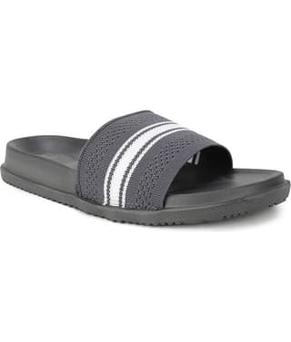 Bata Grey Men's Slide Flip Flop