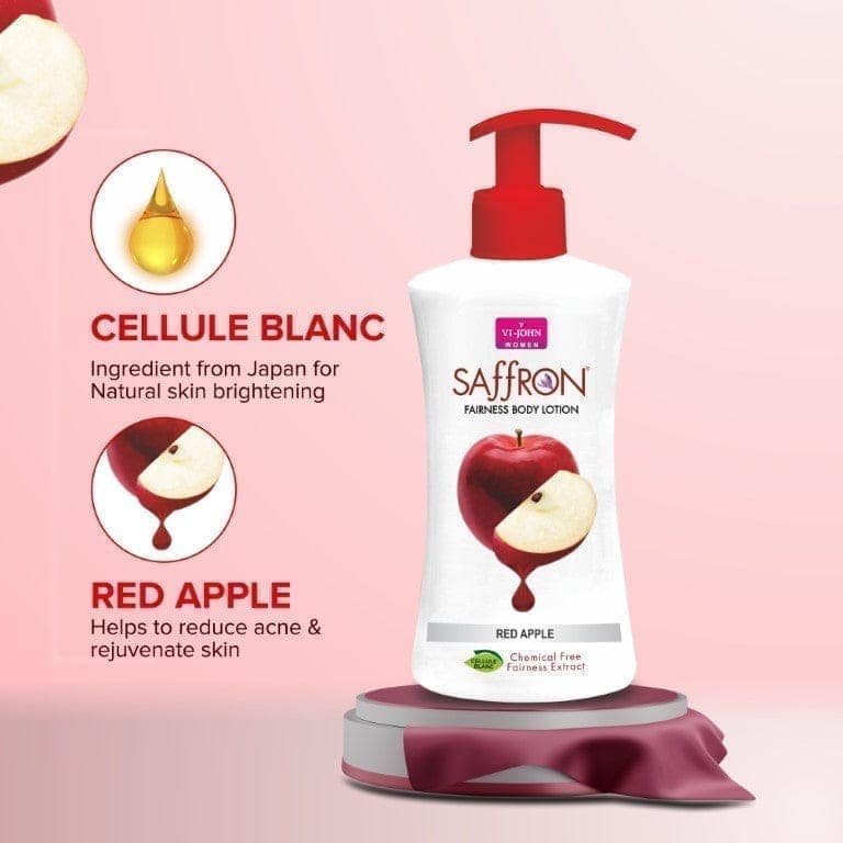 VI-JOHN Body Lotion Combo Of 2 | 250 ML Each | For Men And Women | All Skin Types | Milk & Almond | Red Apple 500 ML view 7