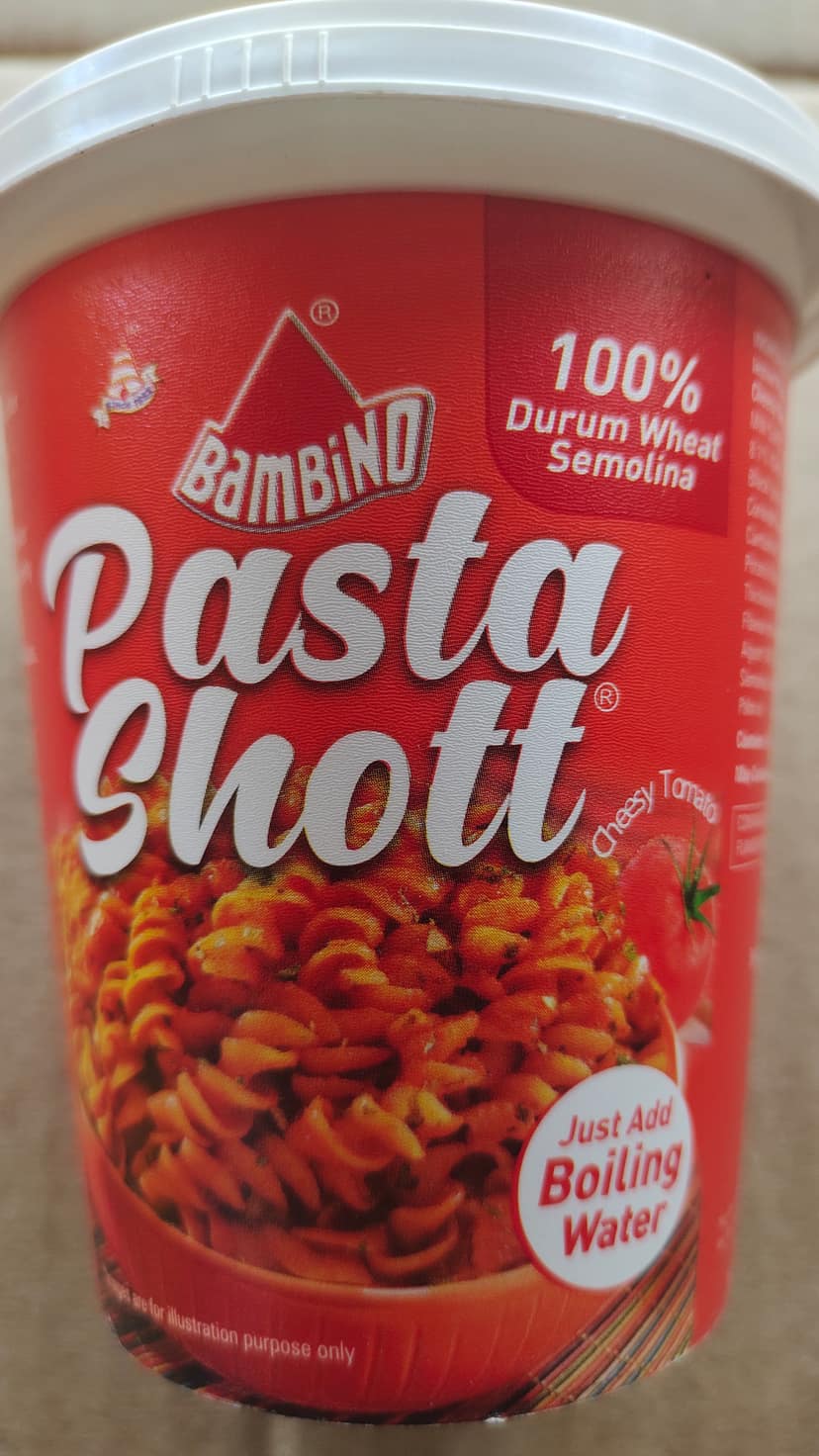 Bambino pasta shott
