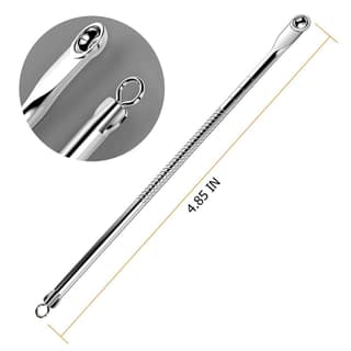 Glamezone Stainless Steel Blackhead Remover Needle Round