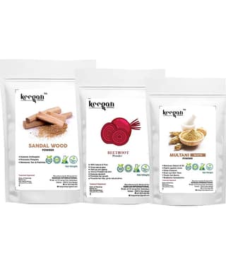 Keegan - Natural Glow Facial Kit For All Skin Type ( Pack of 3 )