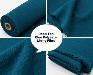 Deep Teal Blue Polyester Lining Fibre (Bada Panna), Deep Teal Blue Polyester Lining Fabric (Bada Panna), Teal Blue Polyester Lining Fabric (Bada Panna), Dark Teal Polyester Lining Fabric (Bada Panna), Deep Teal Polyester Inner Lining (Bada Panna)