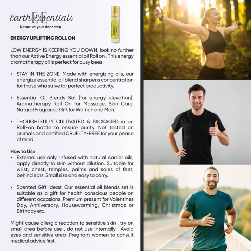 Aromatherapy Roll On Sleep Aid , Energy & Stress Away view 7