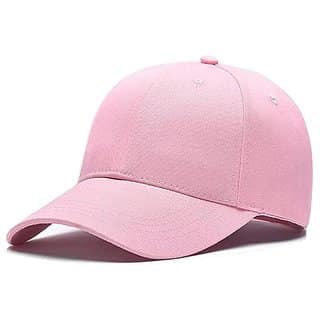 Takson Sales Pink Cotton Cap (Pack of 1)