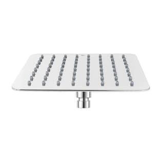 Colva (6x6 Inches) 304- Grade Stainless Steel Chrome Finish Overhead Shower