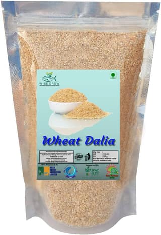 Wise Grow 100% Pure Wheat Dalia, 500g