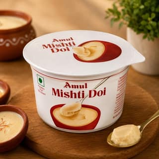 Amul Mishti Doi, 80 gm - Amul Mishti Doi 80 GM