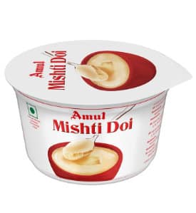 Amul Mishti Doi, 80 gm - Amul Mishti Doi 80 GM view 2